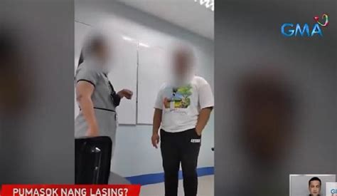 pinay na lasing|Umano'y lasing na estudyante, nakipagtalo sa isang guro sa loob .
